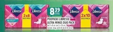 Podpaski higieniczne ultra super Libresse classic promocje
