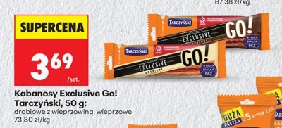Kabanos Exclusive Go! Tarczyński 50g promocja w Biedronka
