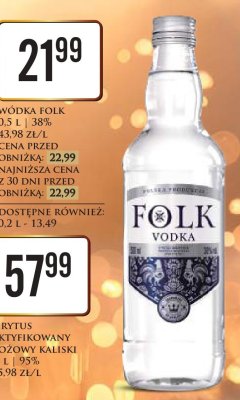 Wódka promocja w Dino