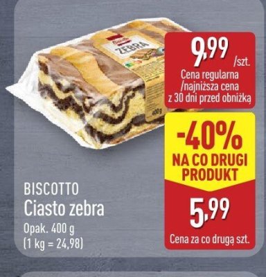 Ciasto Zebra promocja w Aldi