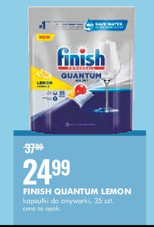 Tabletki do zmywarek ultimate lemon Finish quantum promocja