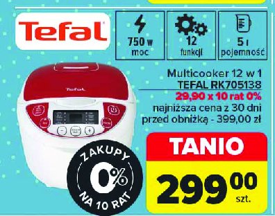 Multicooker rk705138 Tefal promocja