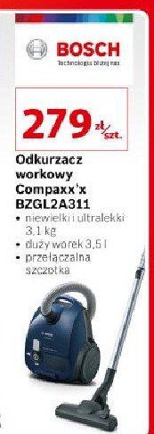 Odkurzacz bzgl2a311 Bosch promocja
