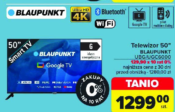 Telewizor 50'' ugc6000 Blaupunkt promocja