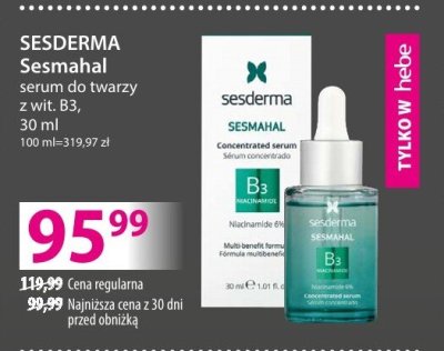 Serum SESDERMA Sesmahal serum do twarzy z wit. B3 promocja w Hebe