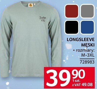 Longsleeve męski promocja w Selgros