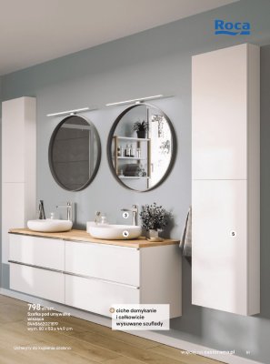 Szafka pod umywalkę wisząca promocja w Castorama