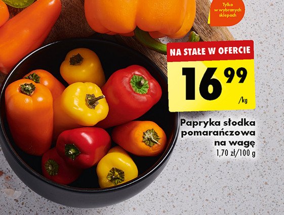 Papryka pomarańczowa promocja