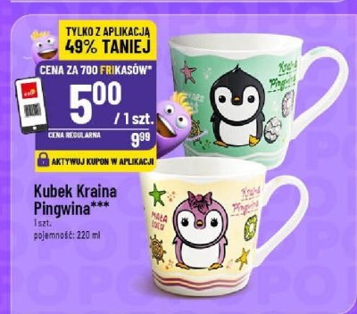 Kubek Kraina Pingwina promocja w POLOmarket