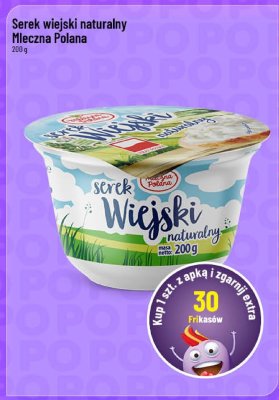 Serek wiejski naturalny Mleczna Polana promocja w POLOmarket