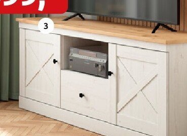 Szafka rtv RTV2D1S Frija promocja w Black Red White