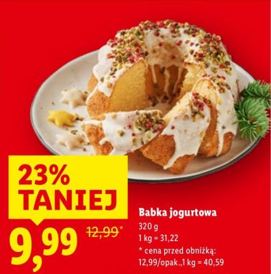 Babka jogurtowa promocja w Lidl