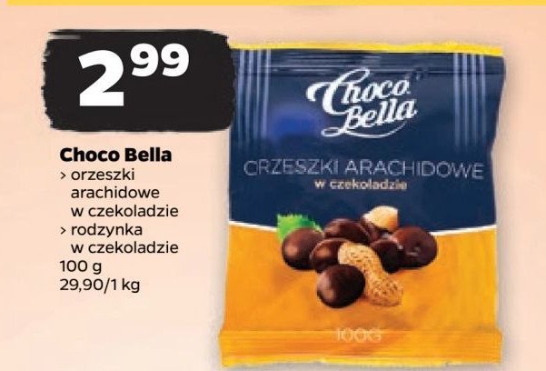 Orzeszki arachidowe w czekoladzie Chocobella promocja