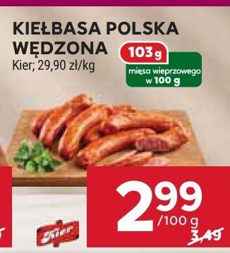 Kiełbasa polska wędzona 103g promocja w Stokrotka