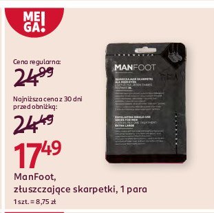 Skarpetki z艂uszczaj膮ce dla m臋偶czyzn rozm. xl Manfoot promocja