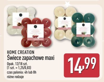 Świece zapachowe maxi  promocja w Aldi