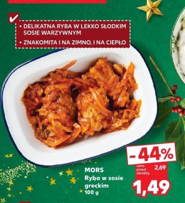 Ryba MORS w sosie greckim promocja w Kaufland