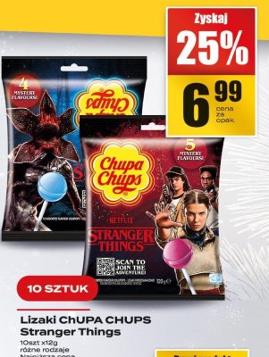 Lizaki CHUPA CHUPS Stranger Things promocja w Supeco