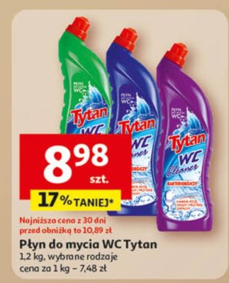 Płyn do mycia wc Tytan max promocja w Auchan