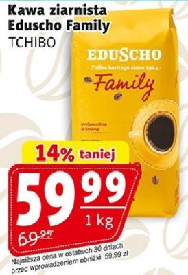 Kawa ziarnista Eduscho Family Tchibo 1 kg promocja w Prim Market