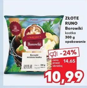 Borowik kostka mrożony kostka Złote runo promocja w Kaufland