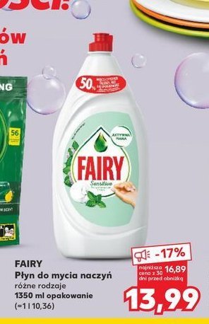 P艂yn do mycia mi臋ta Fairy promocja