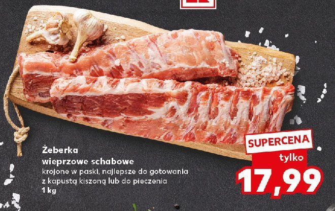 Żeberka wieprzowe schabowe promocja