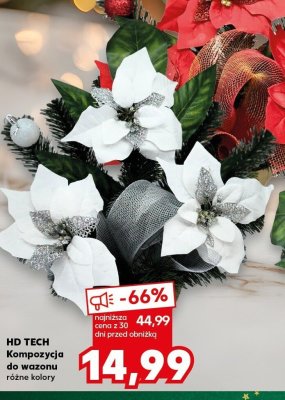 Kompozycja do wazonu różne kolory promocja w Kaufland