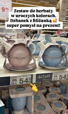 Zestaw do herbaty  promocja w Auchan
