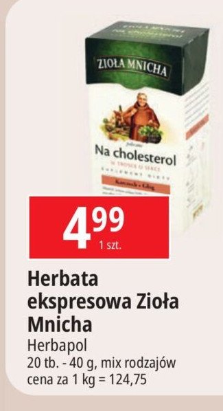 Herbatka na cholesterol Big-active zioła mnicha promocja