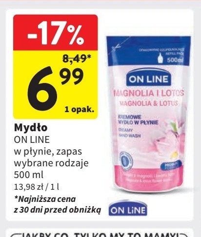 Mydło w płynie magnolia i lotos - zapas On line promocja