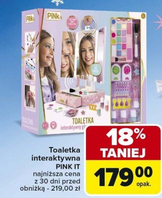 Toaletka interaktywna Pink It promocja w Carrefour Market