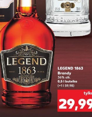 Brandy Legend 1863 promocja w Kaufland