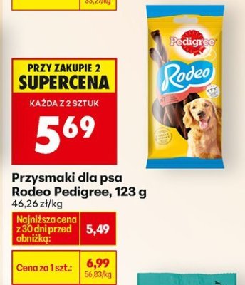 Przysmaki dla psa Rodeo Pedigree, 123 g promocja w Biedronka
