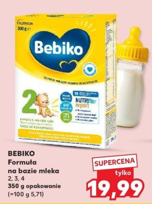 Formuła na bazie mleka 2, 3, 4  promocja w Kaufland