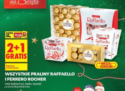 Praliny Raffaello 2+1 promocja w Biedronka