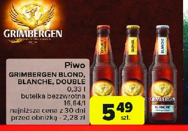Piwo Grimbergen blanche promocja