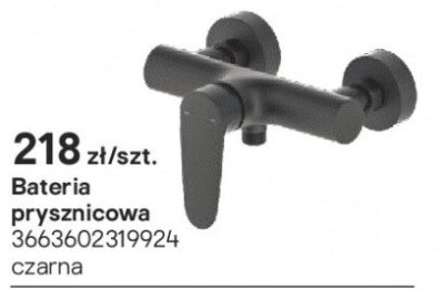 Bateria prysznicowa GoodHome Cavally czarna 3663602319924 promocja w Castorama
