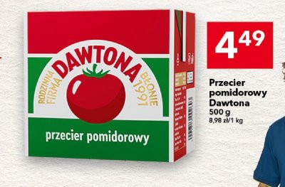 Przecier pomidorowy Dawtona 500 g promocja w LEWIATAN