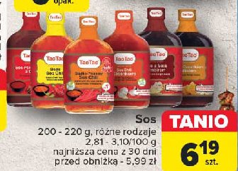 Sos chilli słodko-kwaśny Tao tao promocja