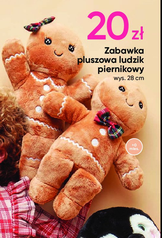 Ludzik piernikowy 28 cm promocja w Pepco