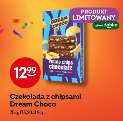 Czekolada z chipsami Dream Choco promocja w Żabka