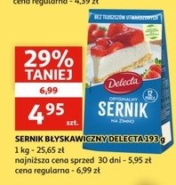 Sernik błyskawiczny oryginalny Delecta promocja
