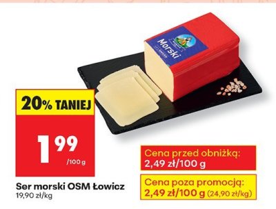 Ser morski promocja w Biedronka