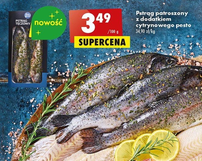 Pstr膮g 艂ososiowy filet w cytrynowym pesto Sea you! promocja