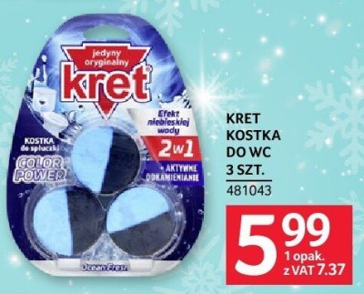 Kostka do WC KRET 3 szt. promocja w Selgros