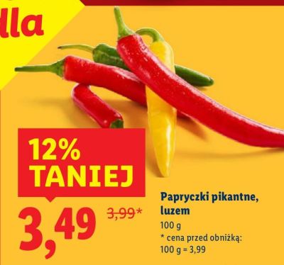 Papryczki pikantne, luzem promocja w Lidl