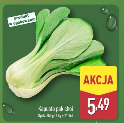 Pak choi promocja w Aldi
