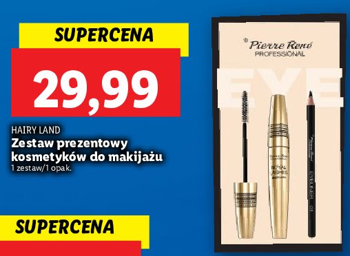 Zestaw w pude艂ku noir: tusz do rz臋s + eyeliner PIERRE RENE ZESTAW promocja
