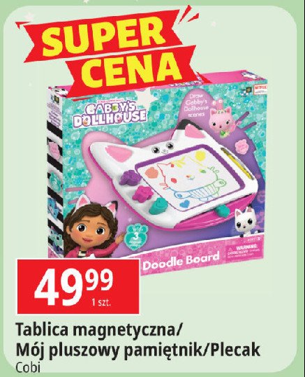 Tablica magnetyczna koci domek gabi promocja w Leclerc